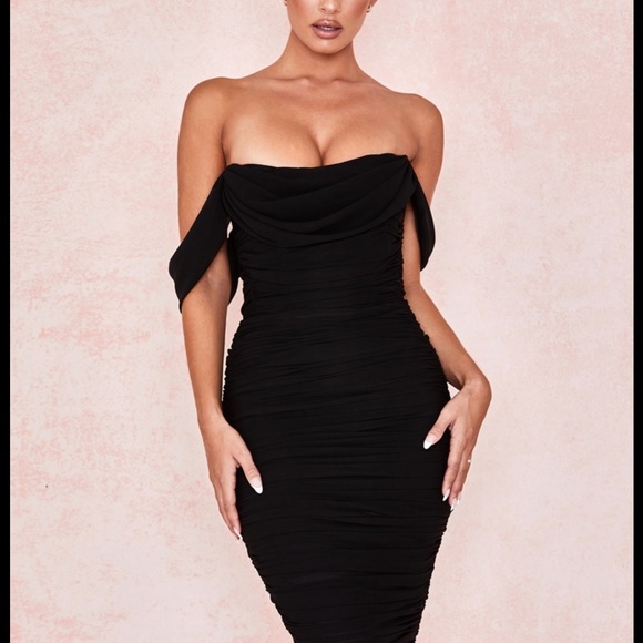 House of CB Carlotta Black dress